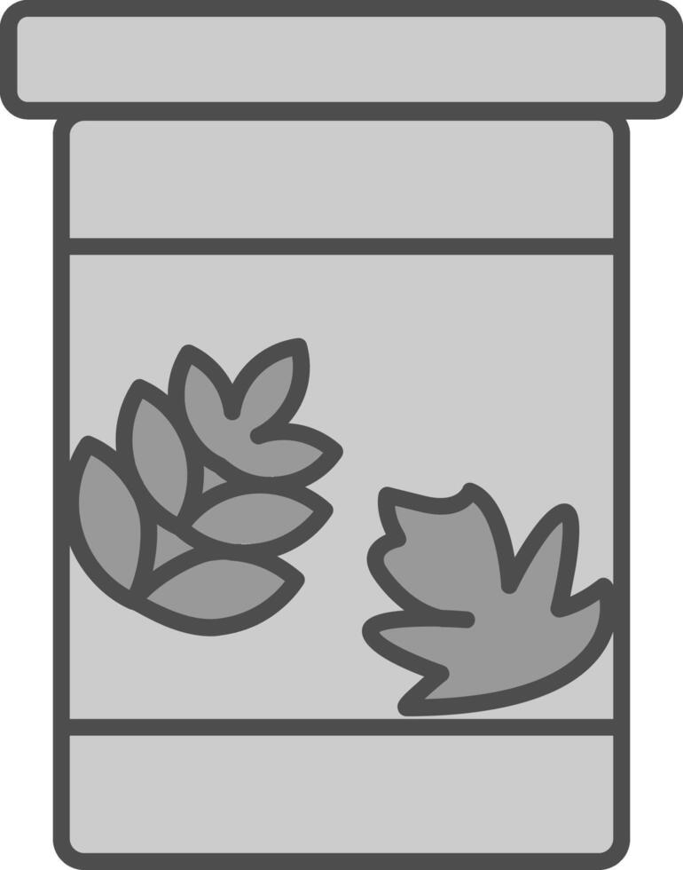 Dried Fillay Icon vector