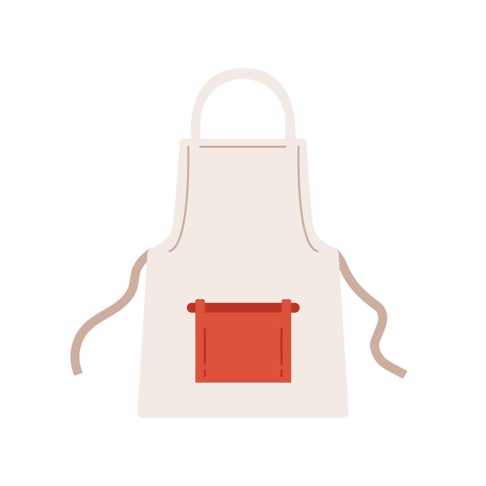 Garden apron illustration vector