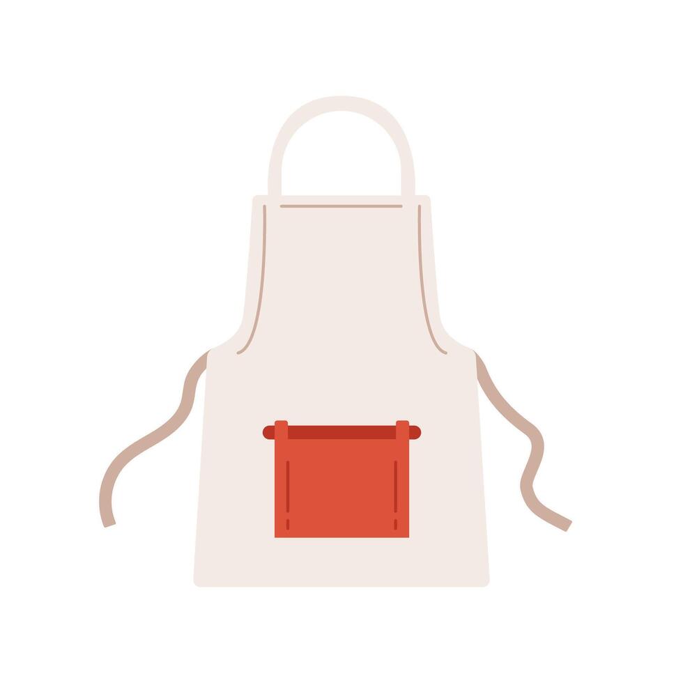 Garden apron illustration vector