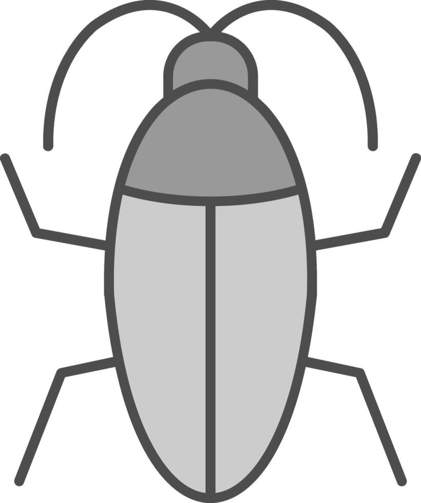 Cockroach Fillay Icon vector