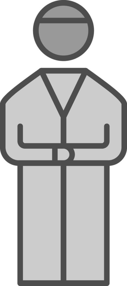 Salat Fillay Icon vector