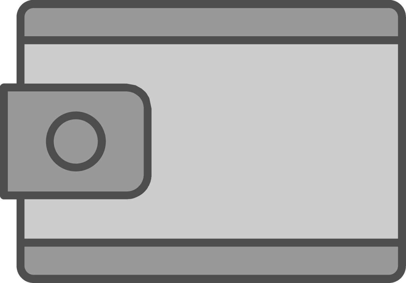 Wallet Line Two Color Icon vector
