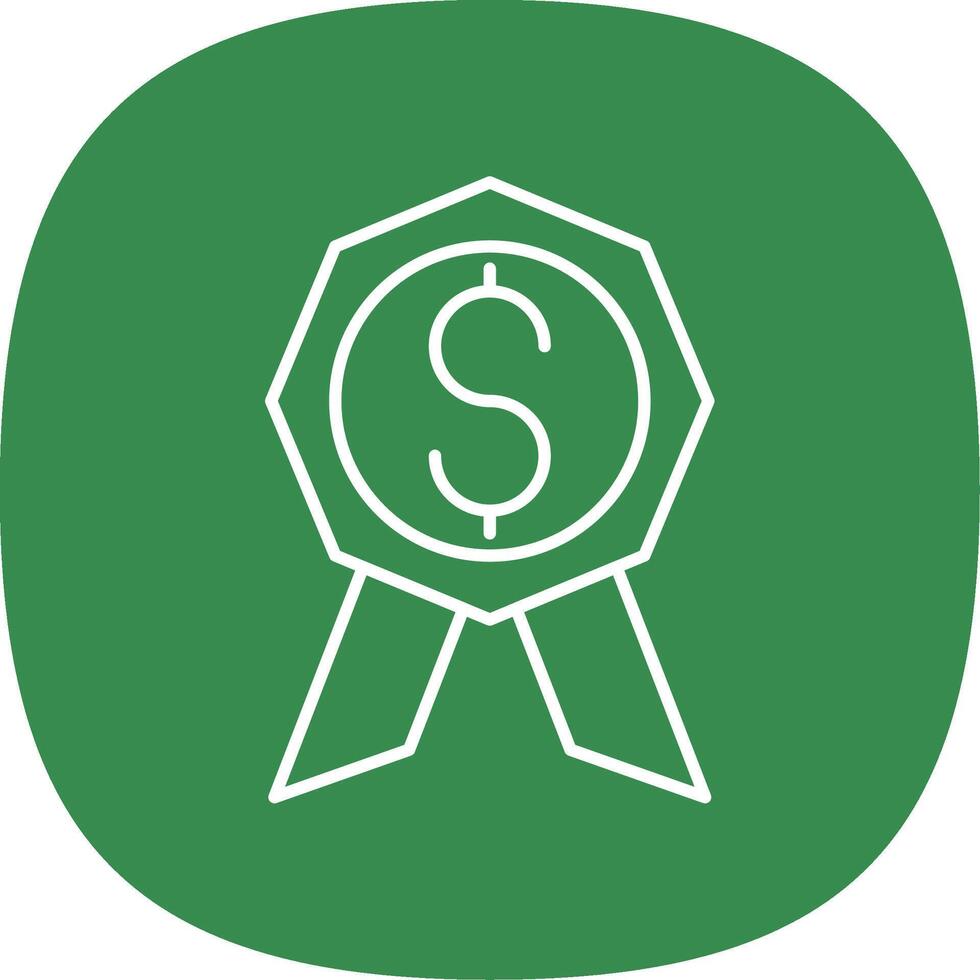 Best Price Line Curve Icon vector