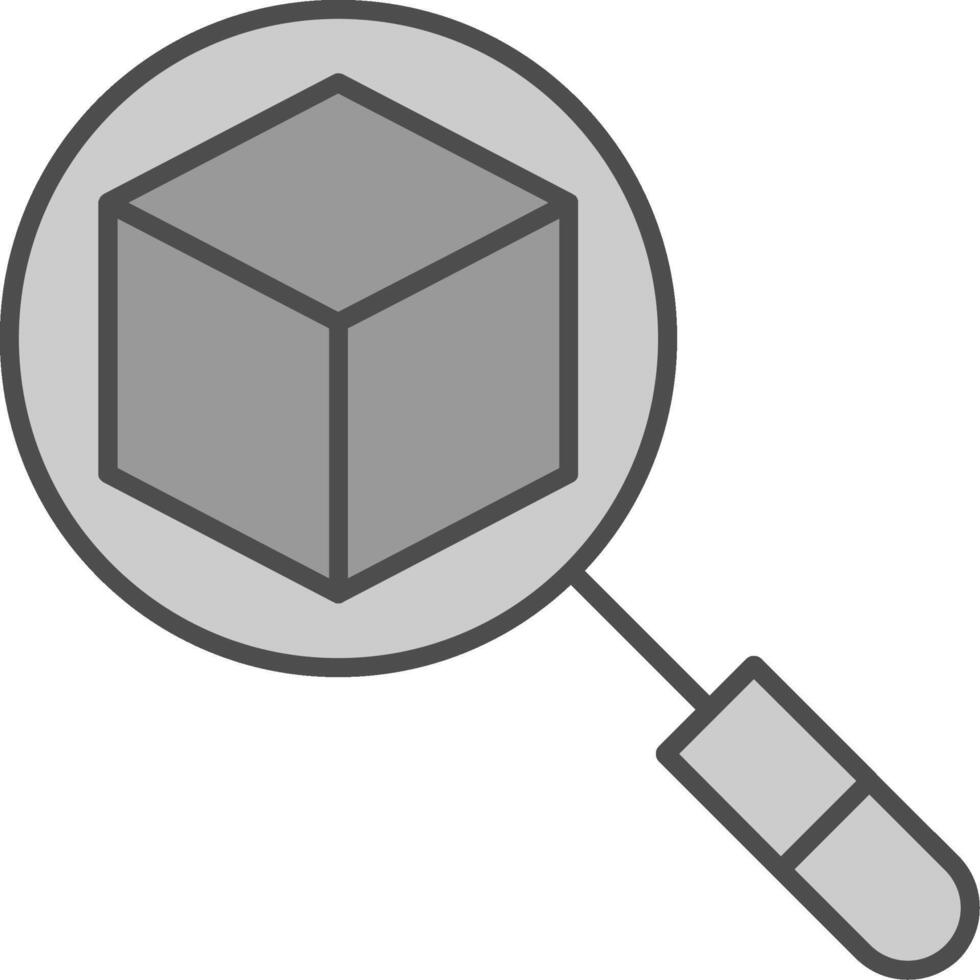 3d Fillay Icon vector