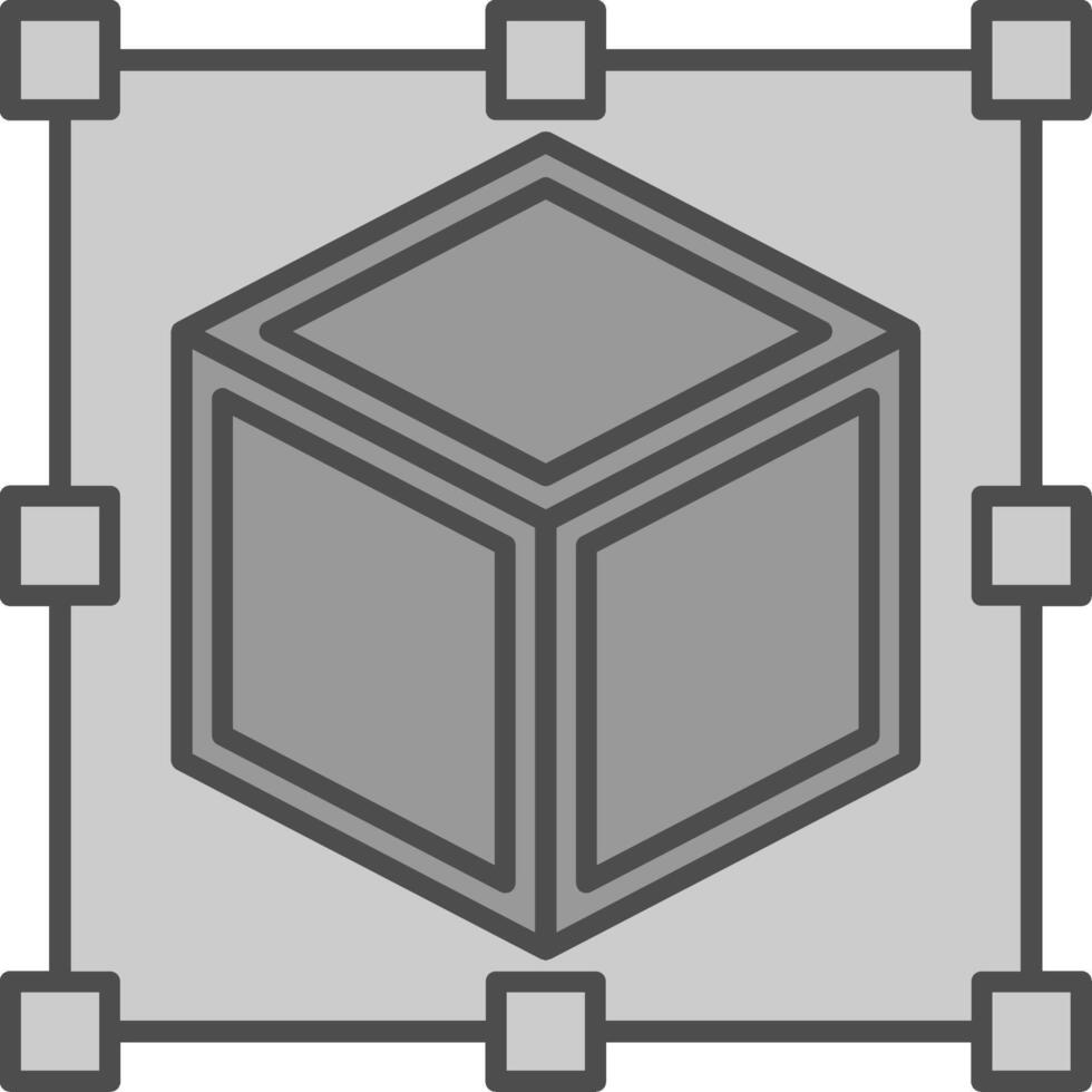 Scale Fillay Icon vector