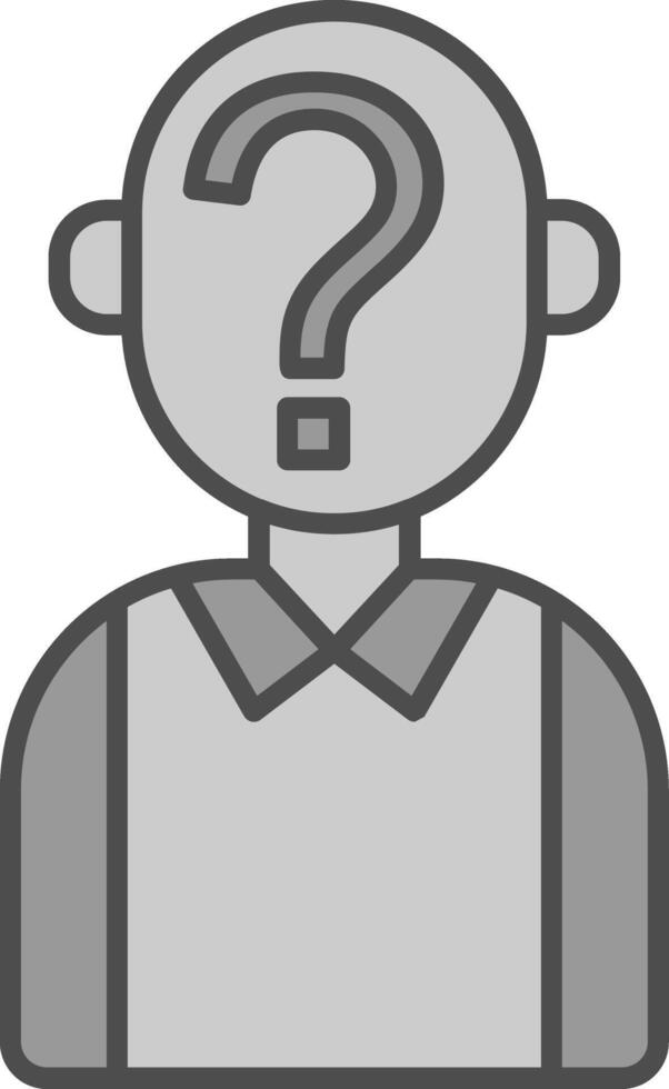 Suspect Fillay Icon vector