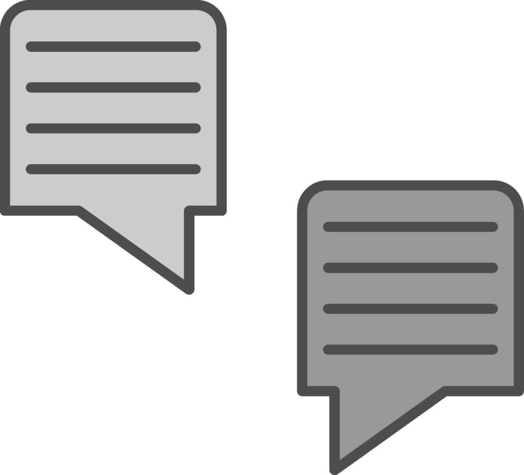 Chat Fillay Icon vector