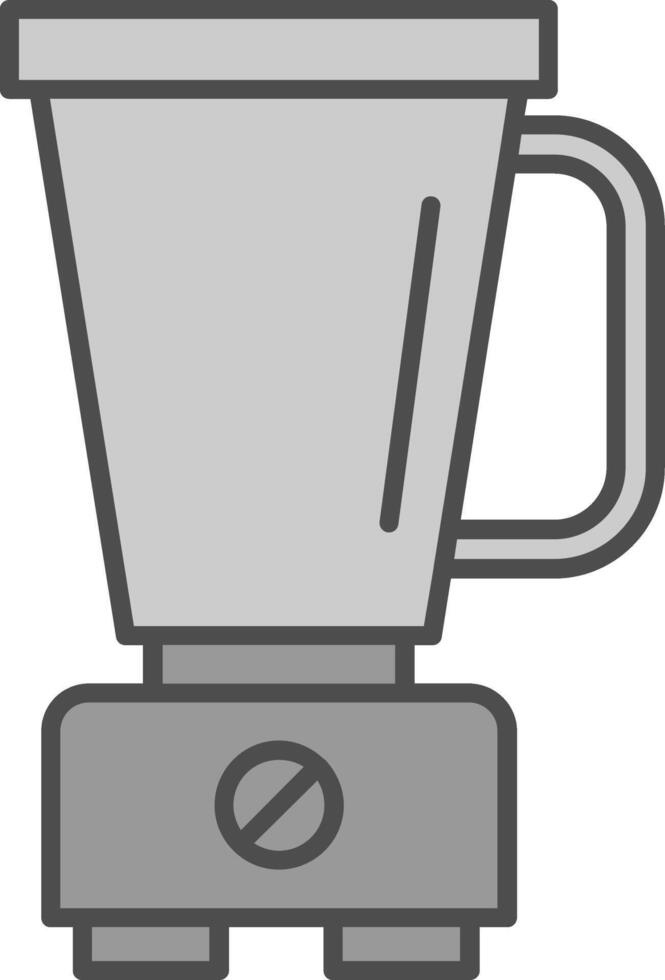 Mixer Blender Line Two Color Icon vector