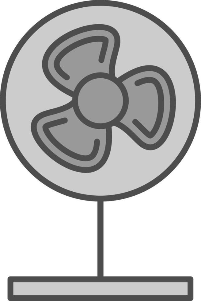 Fan Fillay Icon vector