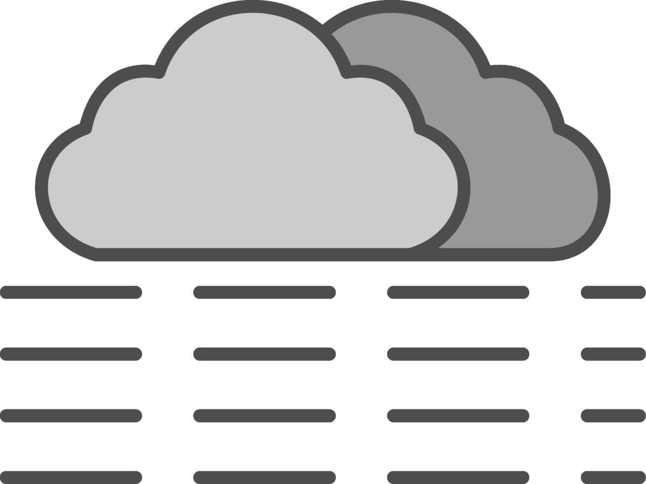 fog Fillay Icon vector