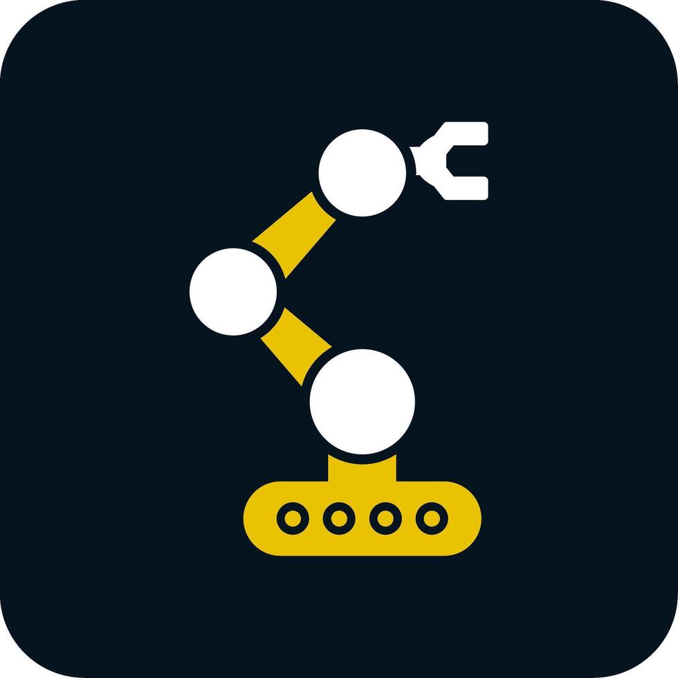 Robotics Glyph Two Color Icon vector