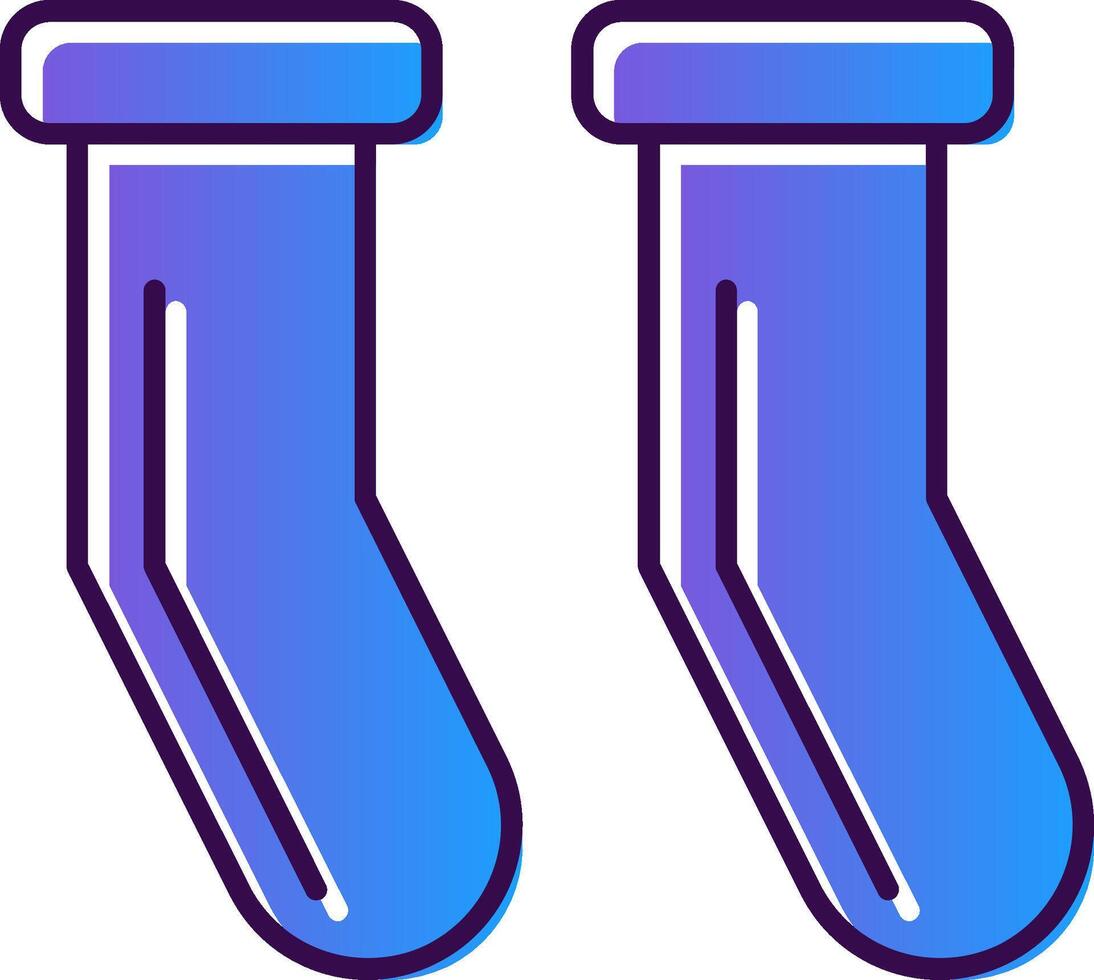 Socks Gradient Filled Icon vector