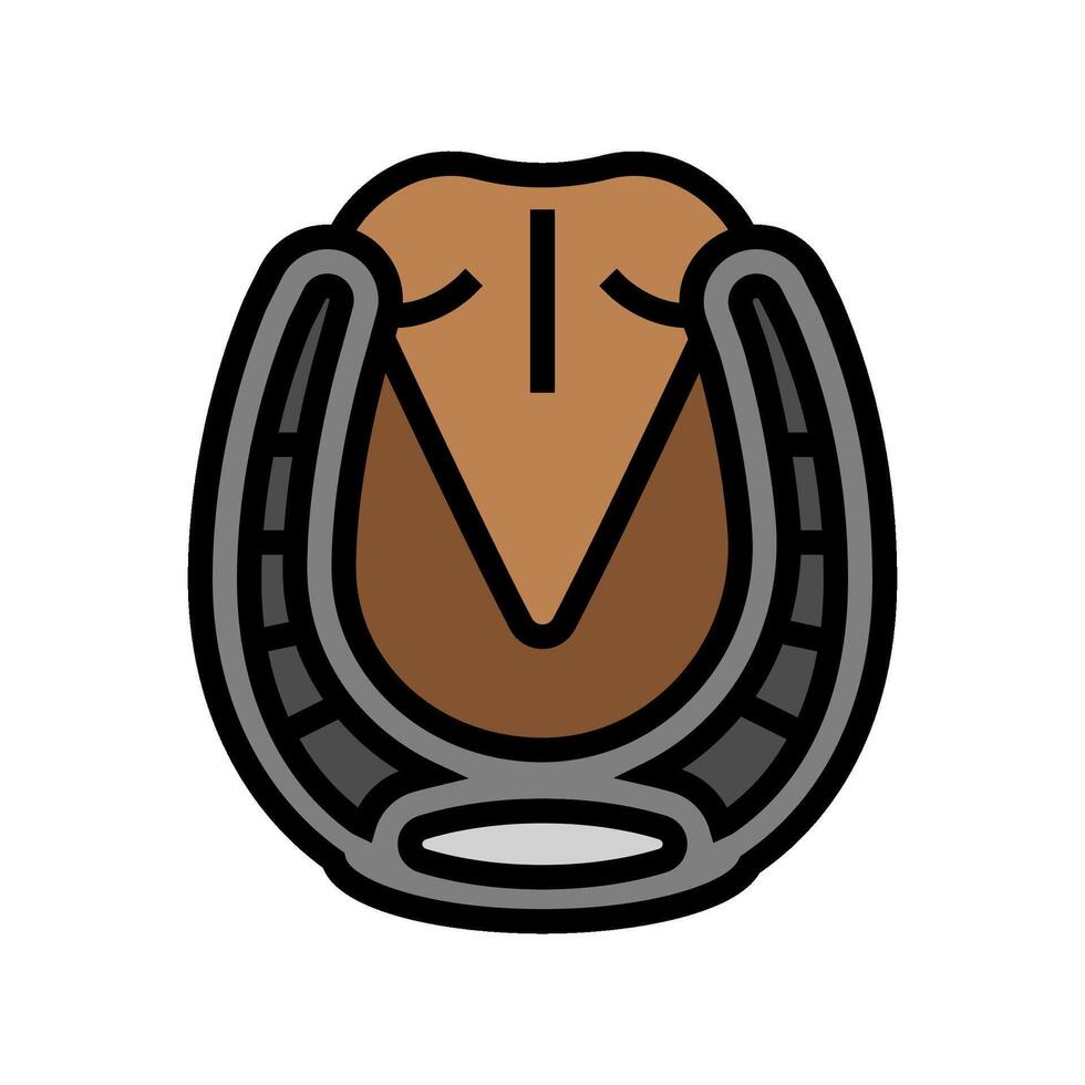farrier blacksmith color icon illustration vector