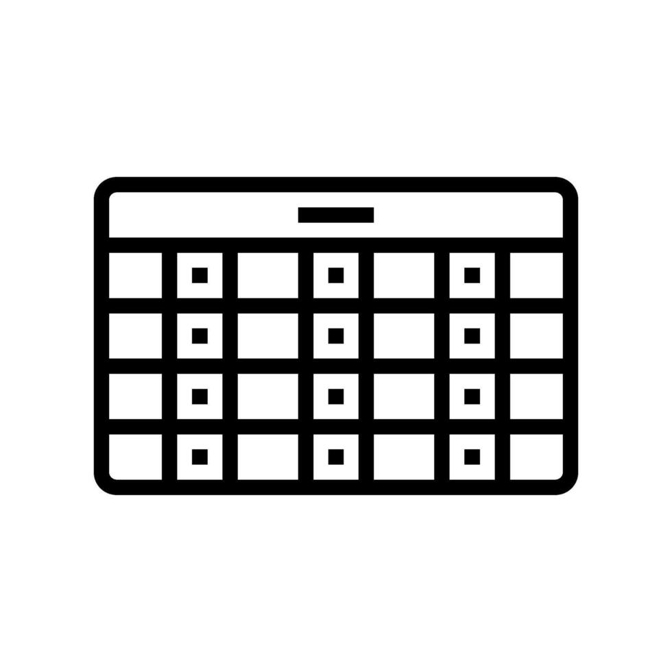 deadness croquet game line icon illustration vector