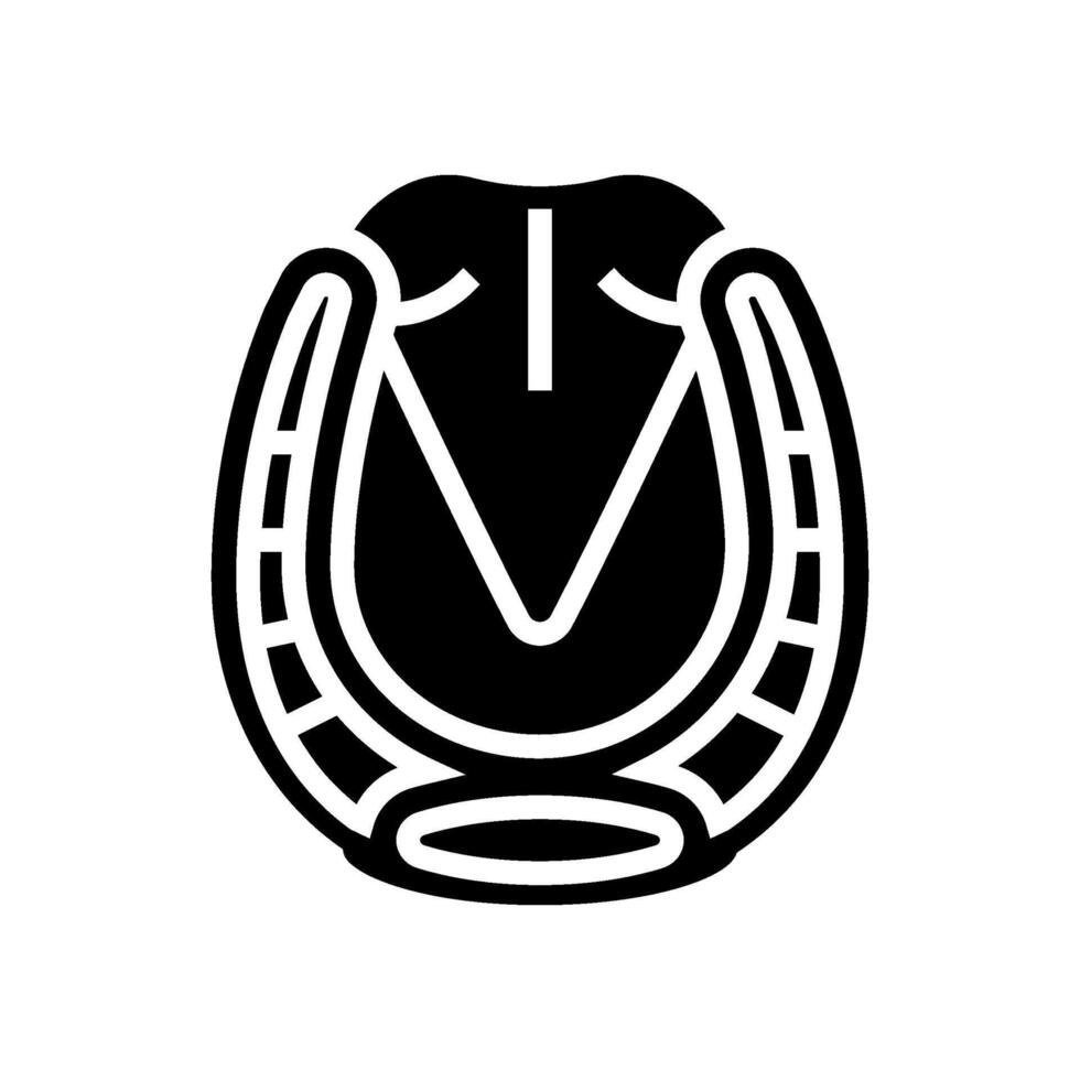 farrier blacksmith glyph icon illustration vector