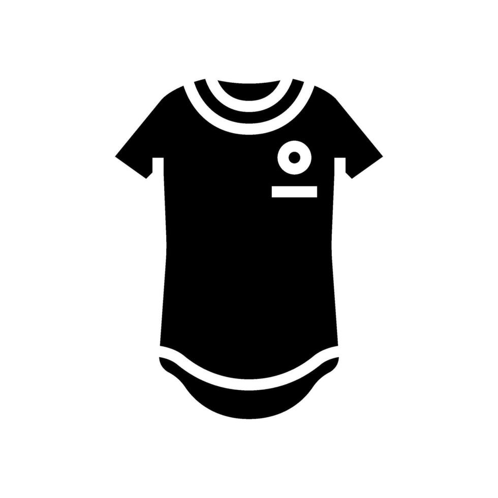 longline tee streetwear cloth fashion glyph icon illustration vector