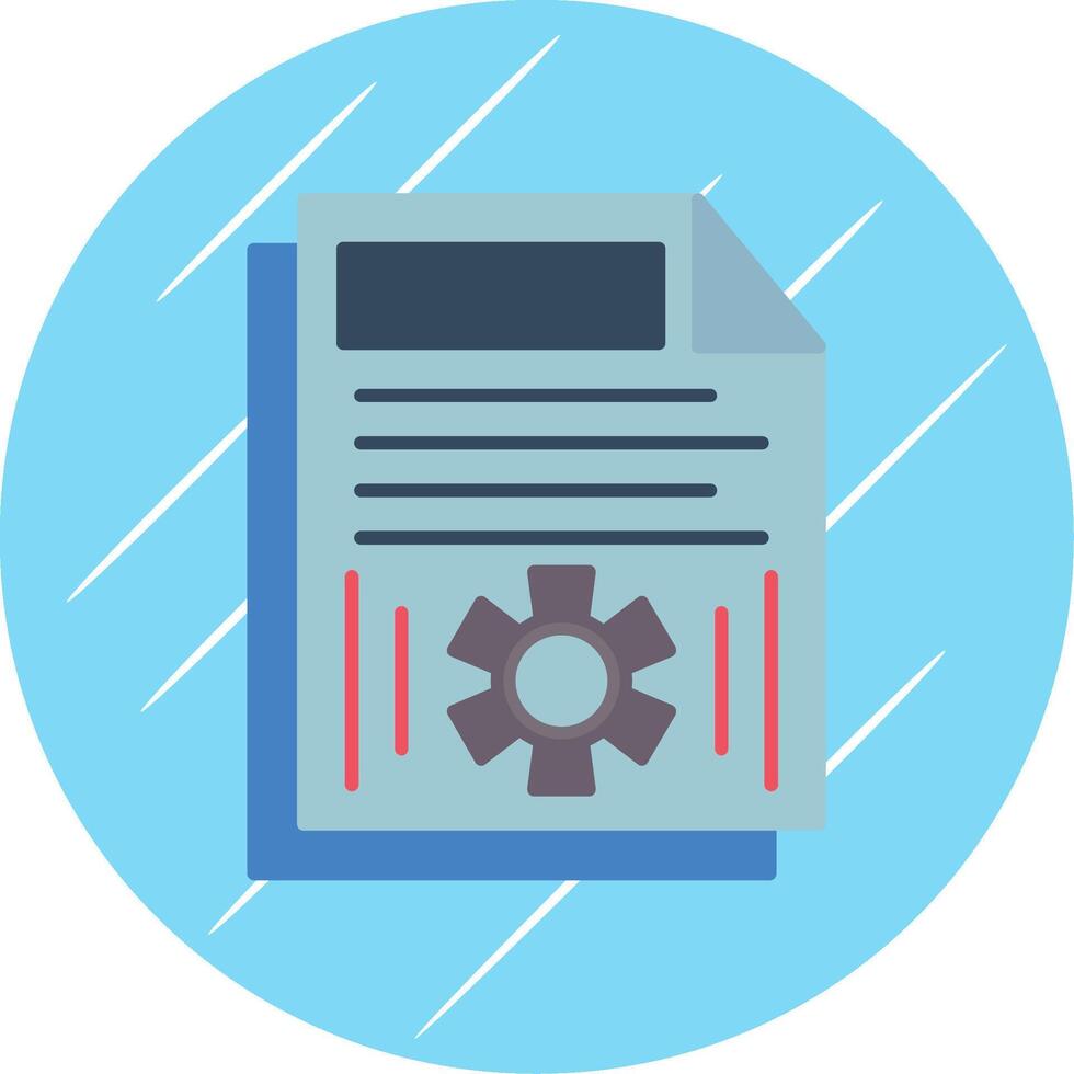 Tasks Flat Blue Circle Icon vector