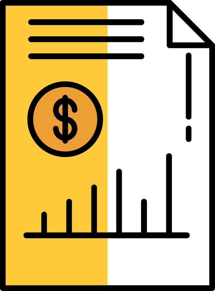 Income Filled Half Cut Icon vector
