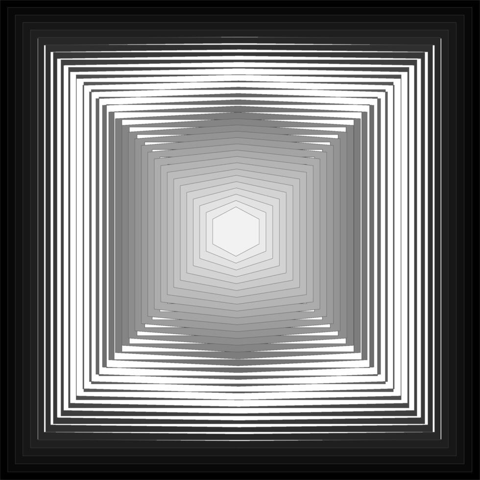 Monochrome abstract geometric background in gray color vector