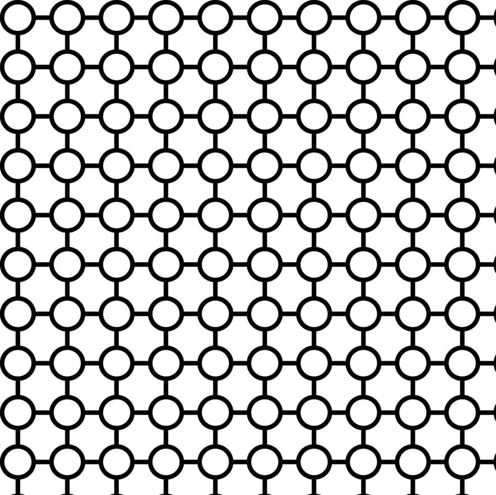 seamless texture in the form of a black curly lattice on a white background vector