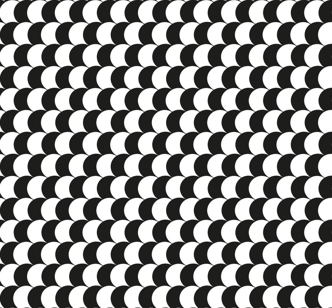 Seamless abstract geometric pattern in the form of black and white scales vector