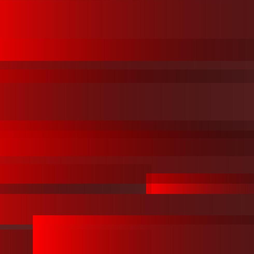 Red abstract gradient background in the form of parallel lines vector