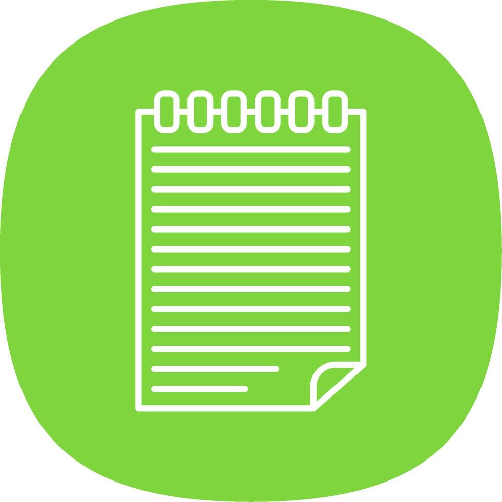Accounting Line Curve Icon vector