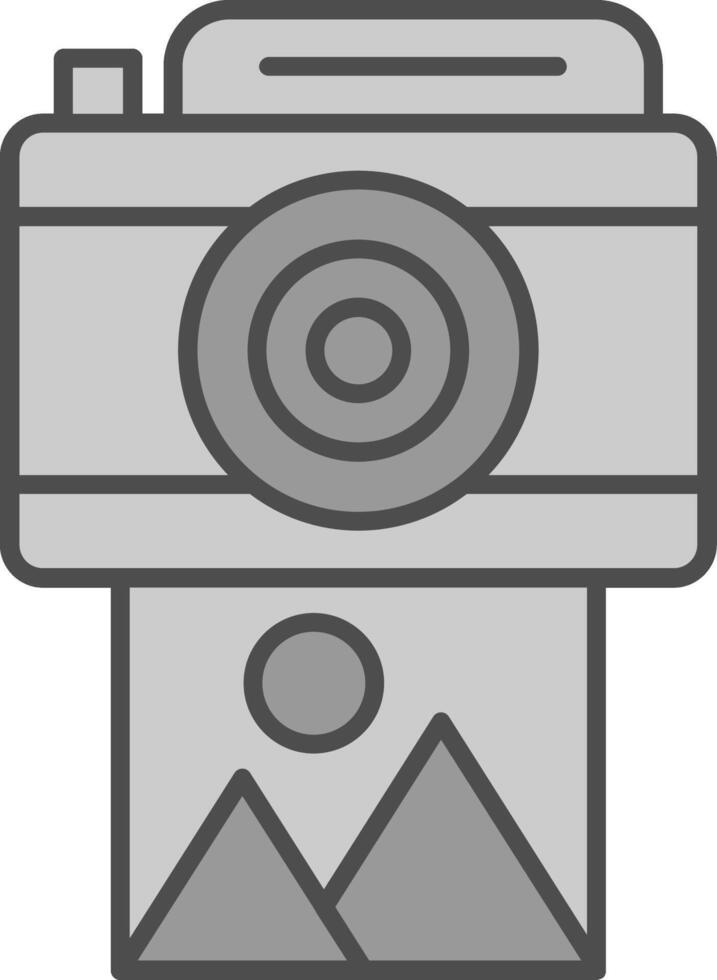 Camera Fillay Icon vector