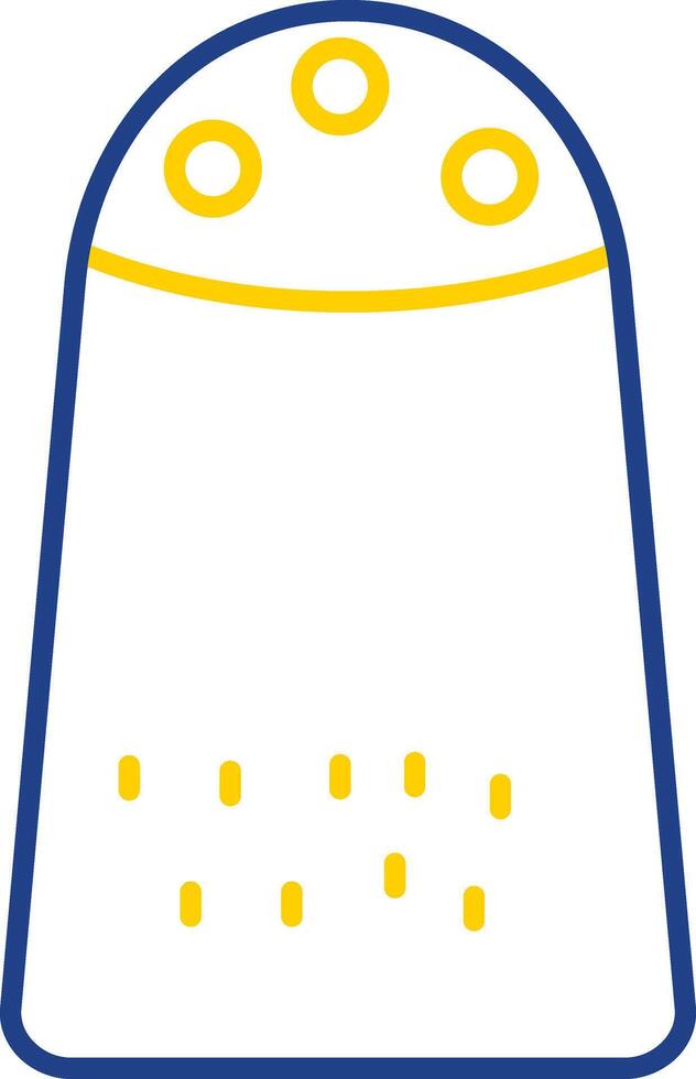 Salt Line Two Color Icon vector