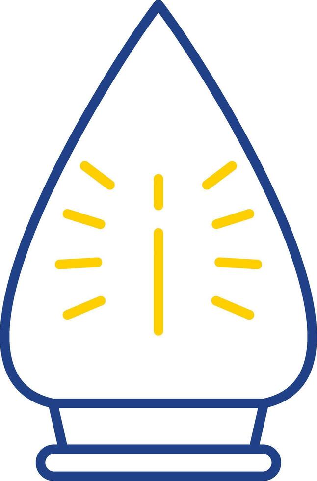 Iron Line Two Color Icon vector