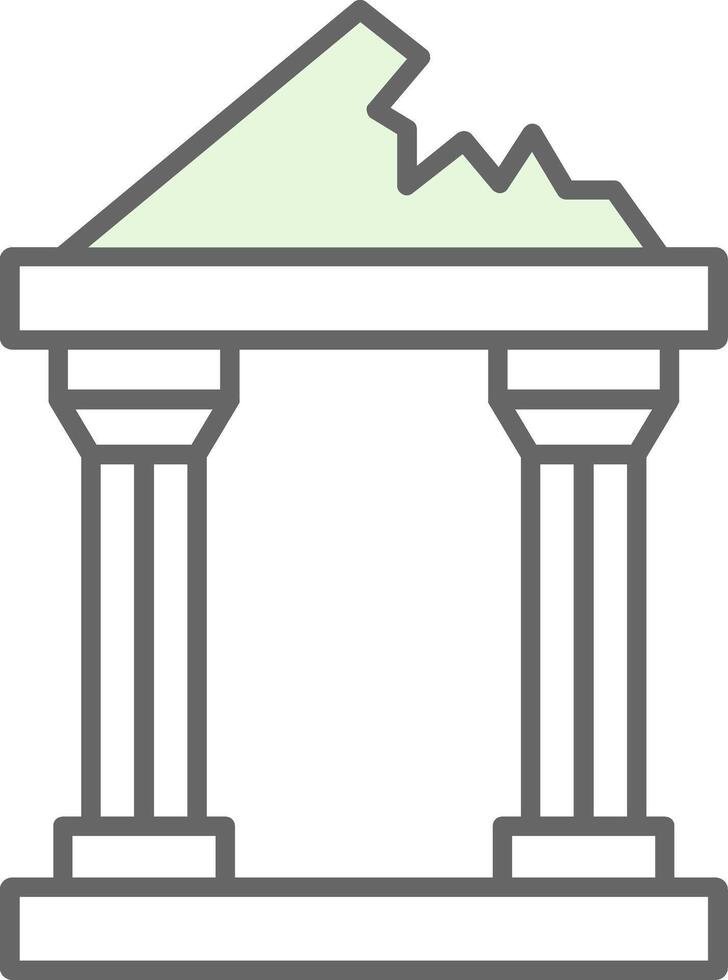 Ruined Fillay Icon vector