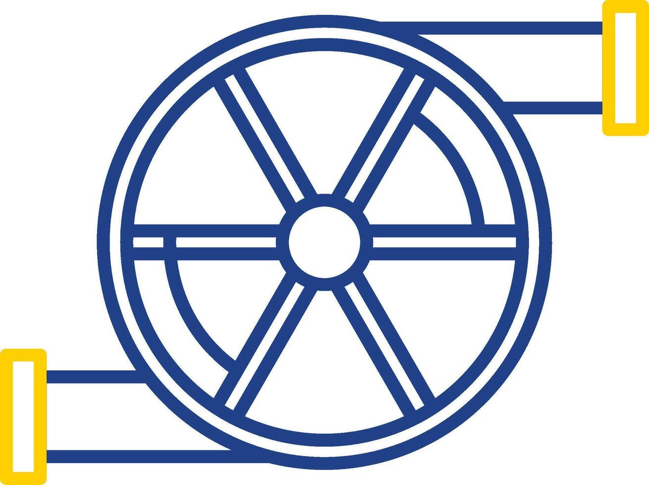 Turbo Line Two Color Icon vector