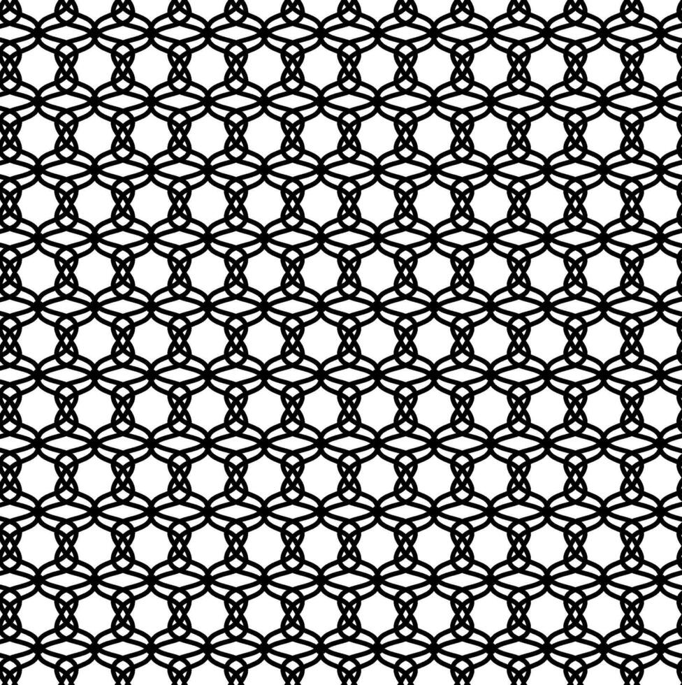Beautiful figured black grille on a white background vector