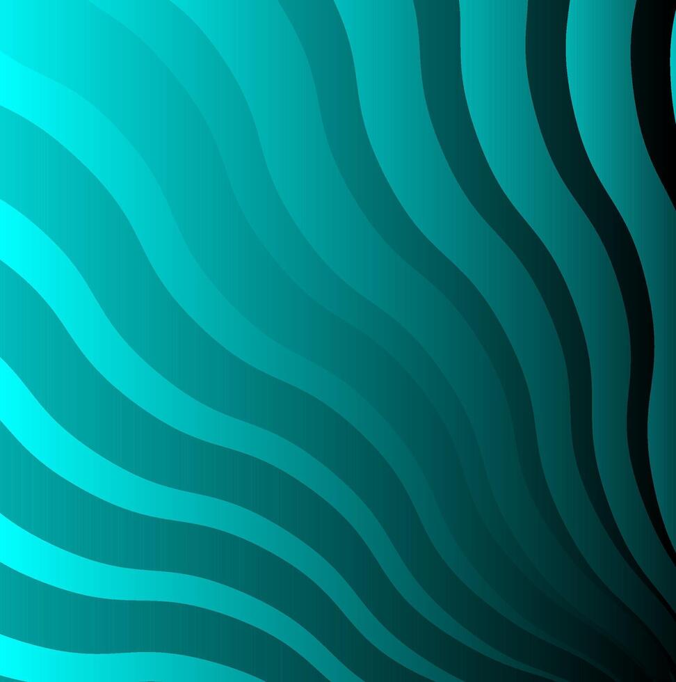 Abstract pattern in the form of wavy lines on a blue gradient background vector
