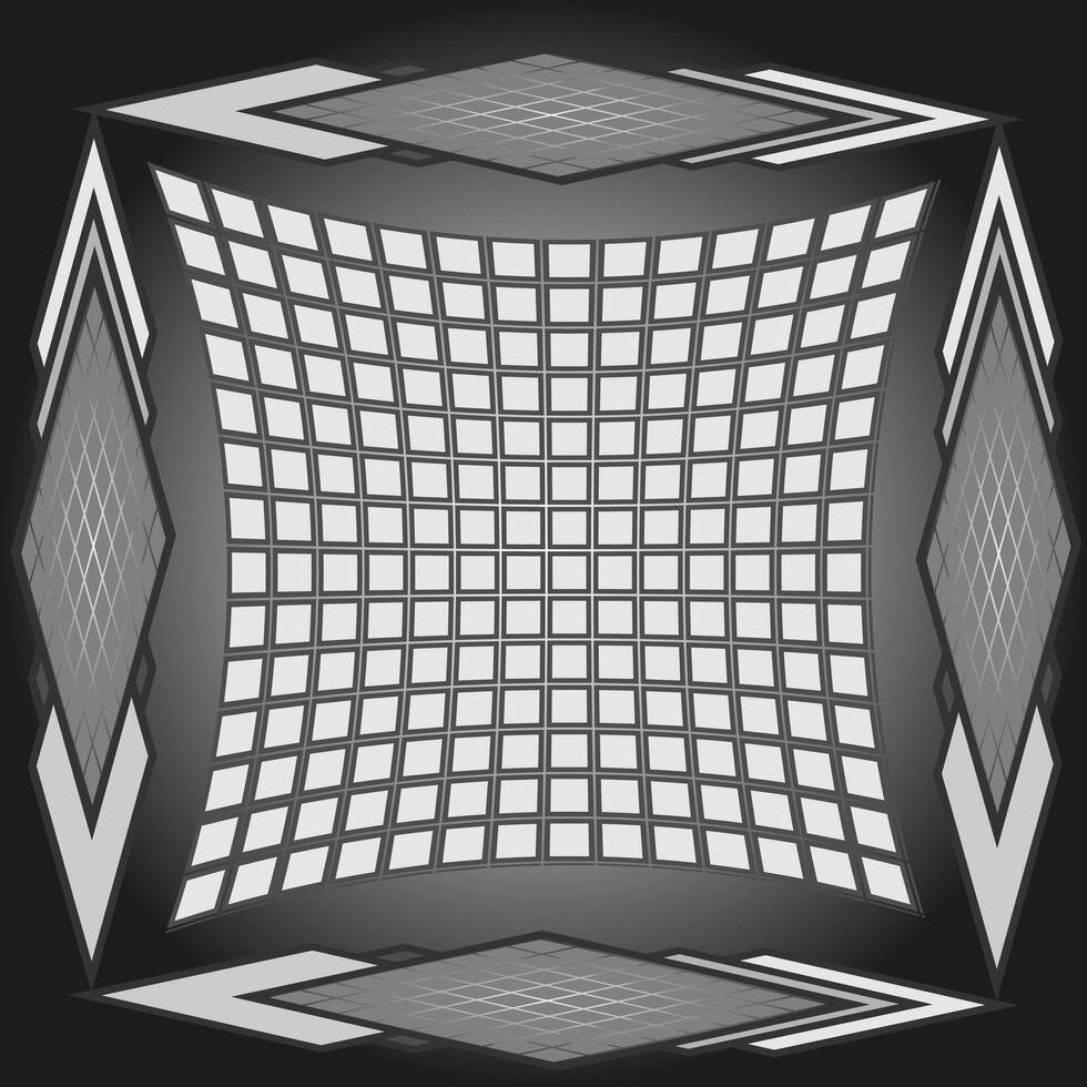 geométrico resumen antecedentes dibujado en gris tonos vector