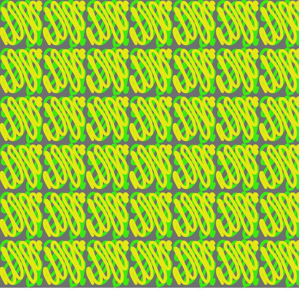 seamless texture in the form of squares and lines in yellow and green colors vector