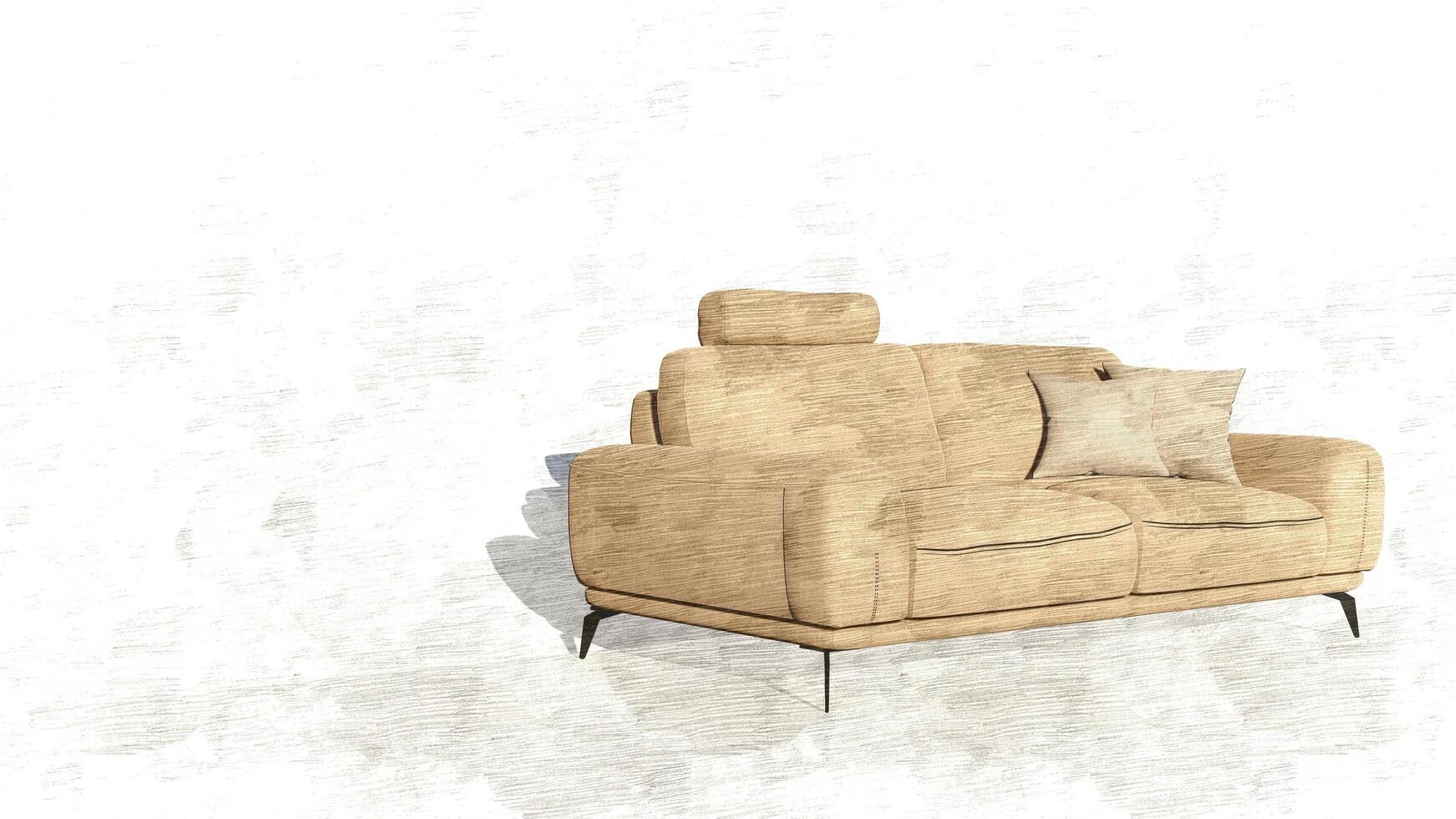 3d rendering sofa photo