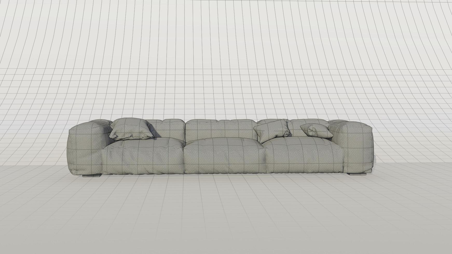 3d rendering of a modern sofa photo