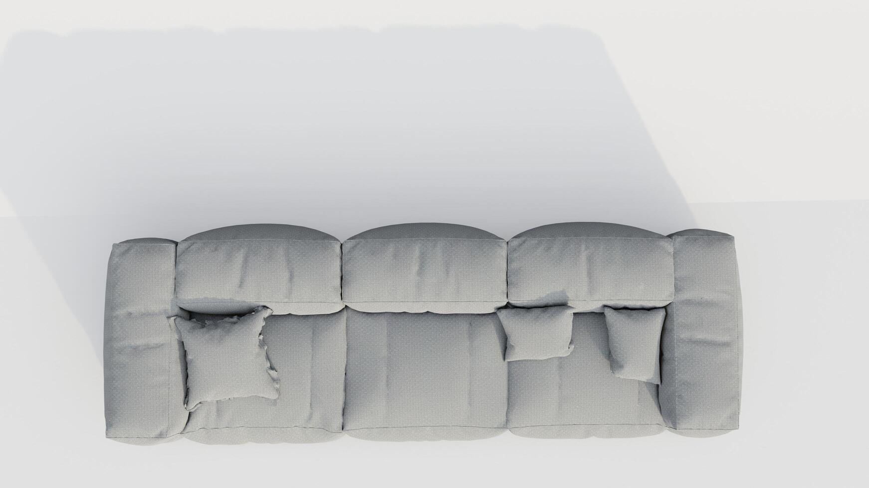3d rendering of a modern sofa photo