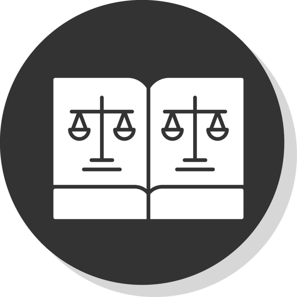 Rules Glyph Grey Circle Icon vector