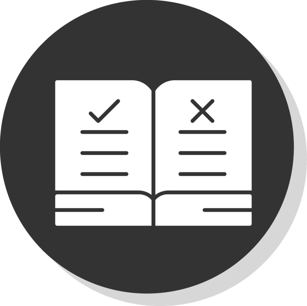 Guidelines Glyph Grey Circle Icon vector