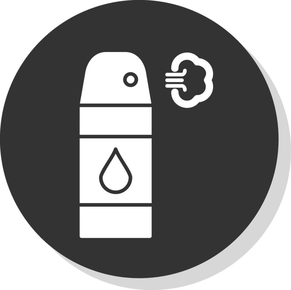 Air Freshener Glyph Grey Circle Icon vector