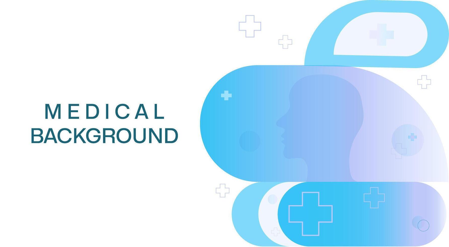 Medical molecular background with medical elements, cardiogram. Biotechnological concept, innovative technologies, health care. vector