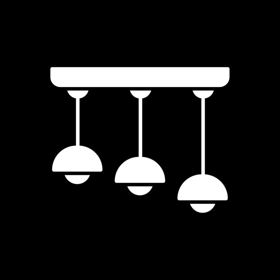 Ceiling Glyph Inverted Icon vector