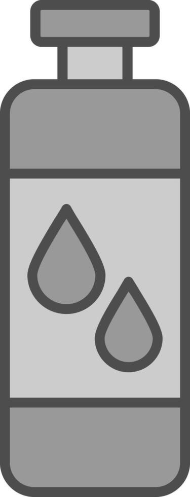 agua botella relleno icono vector