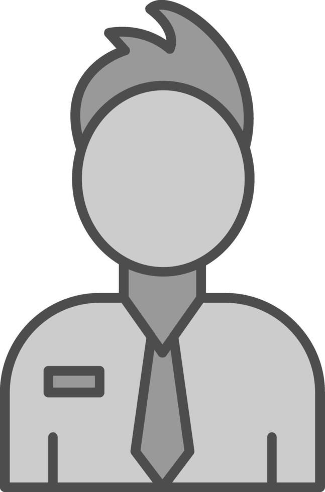 Employee Fillay Icon vector