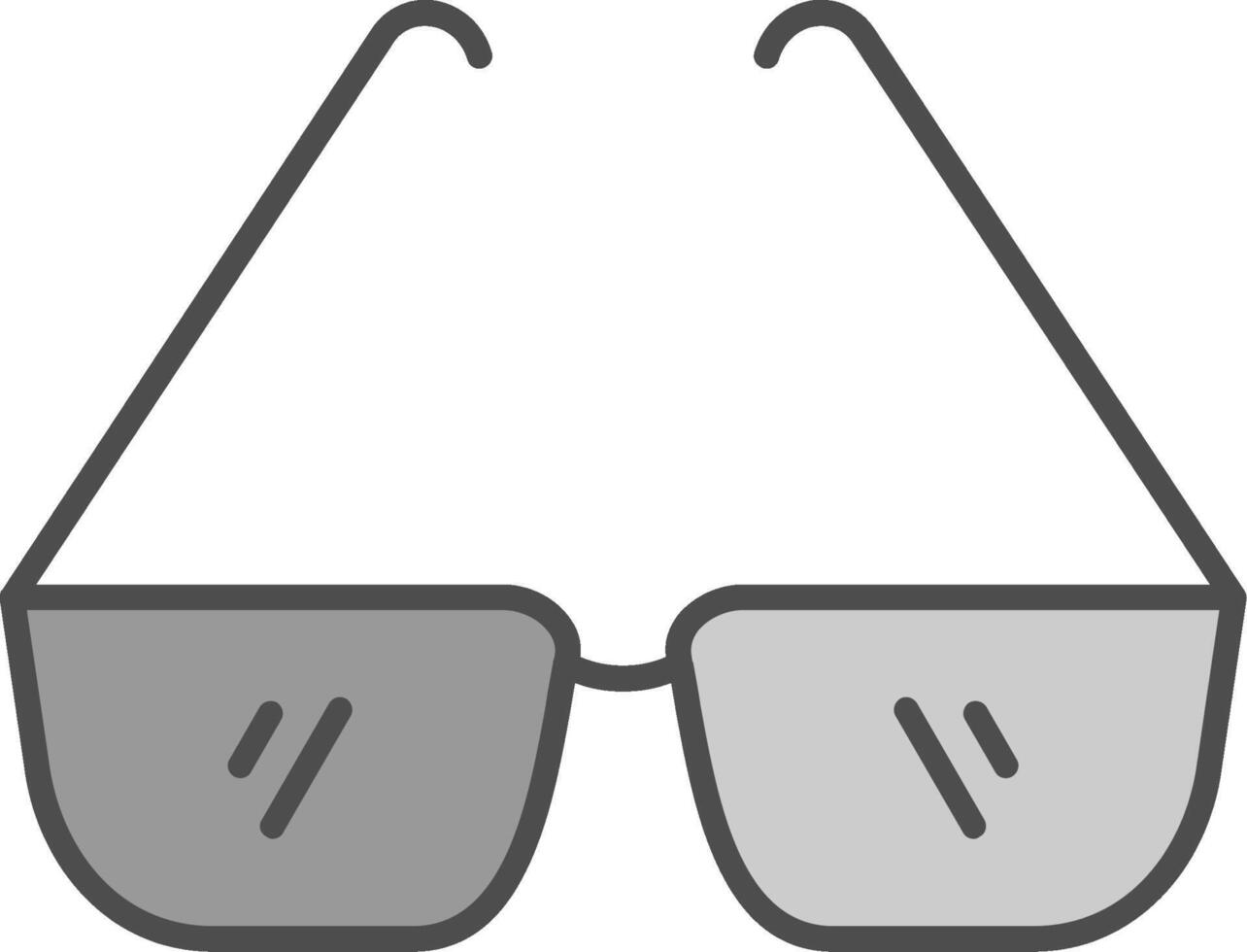 Glasses Fillay Icon vector