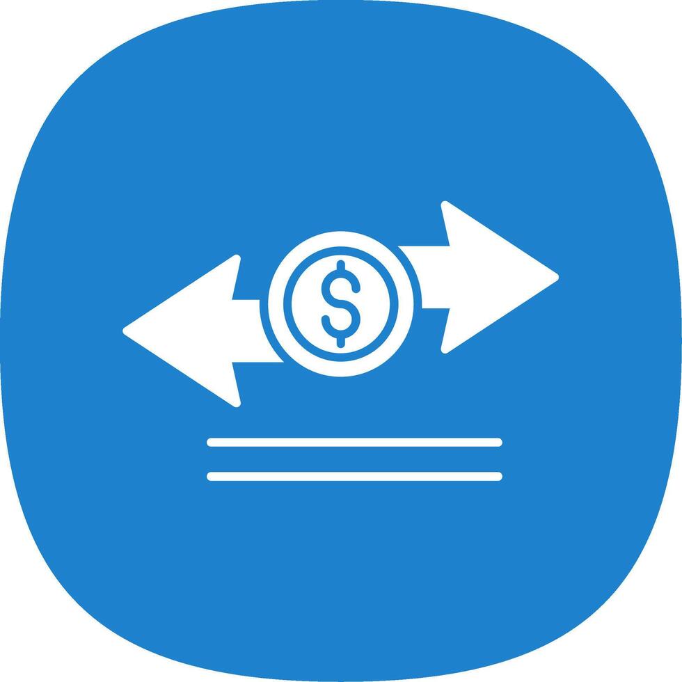 Transfer Line Two Color Icon vector