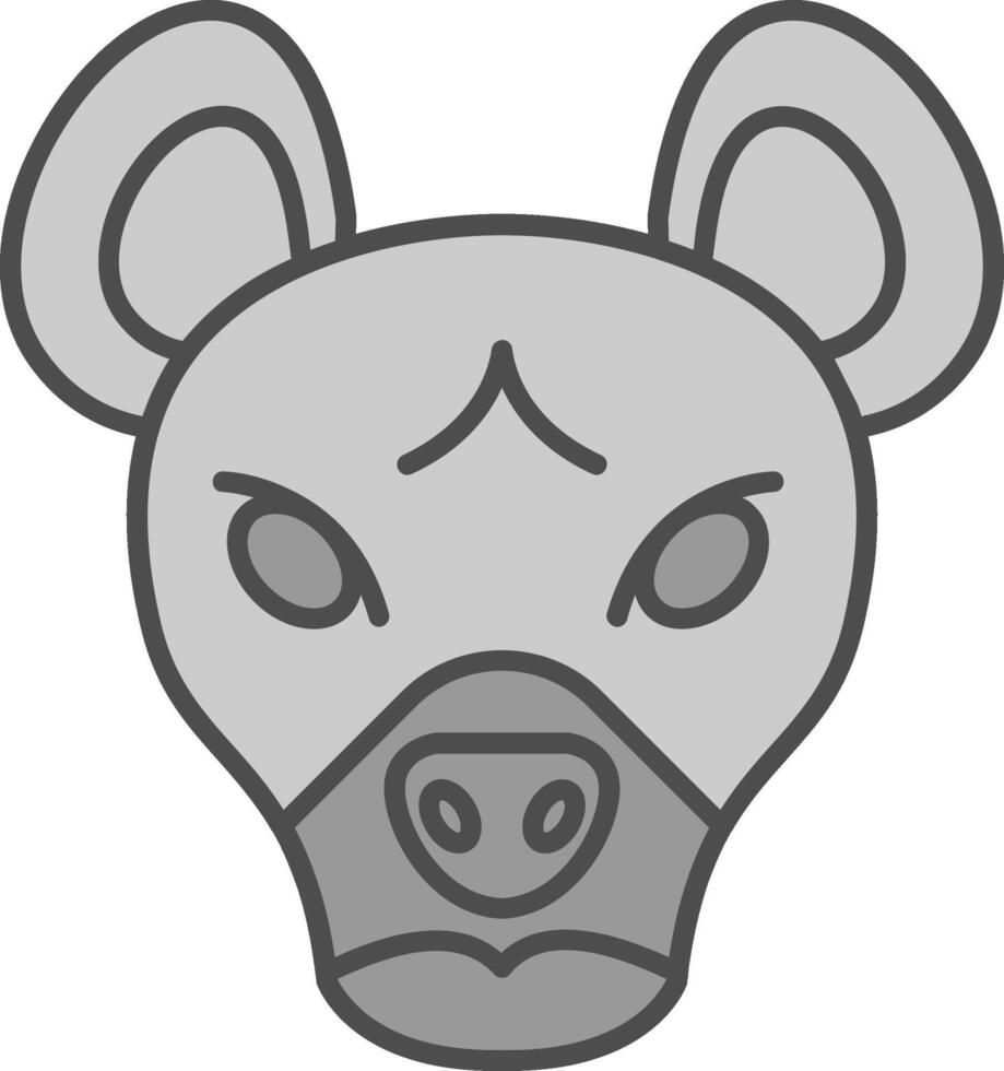 Hyena Fillay Icon vector
