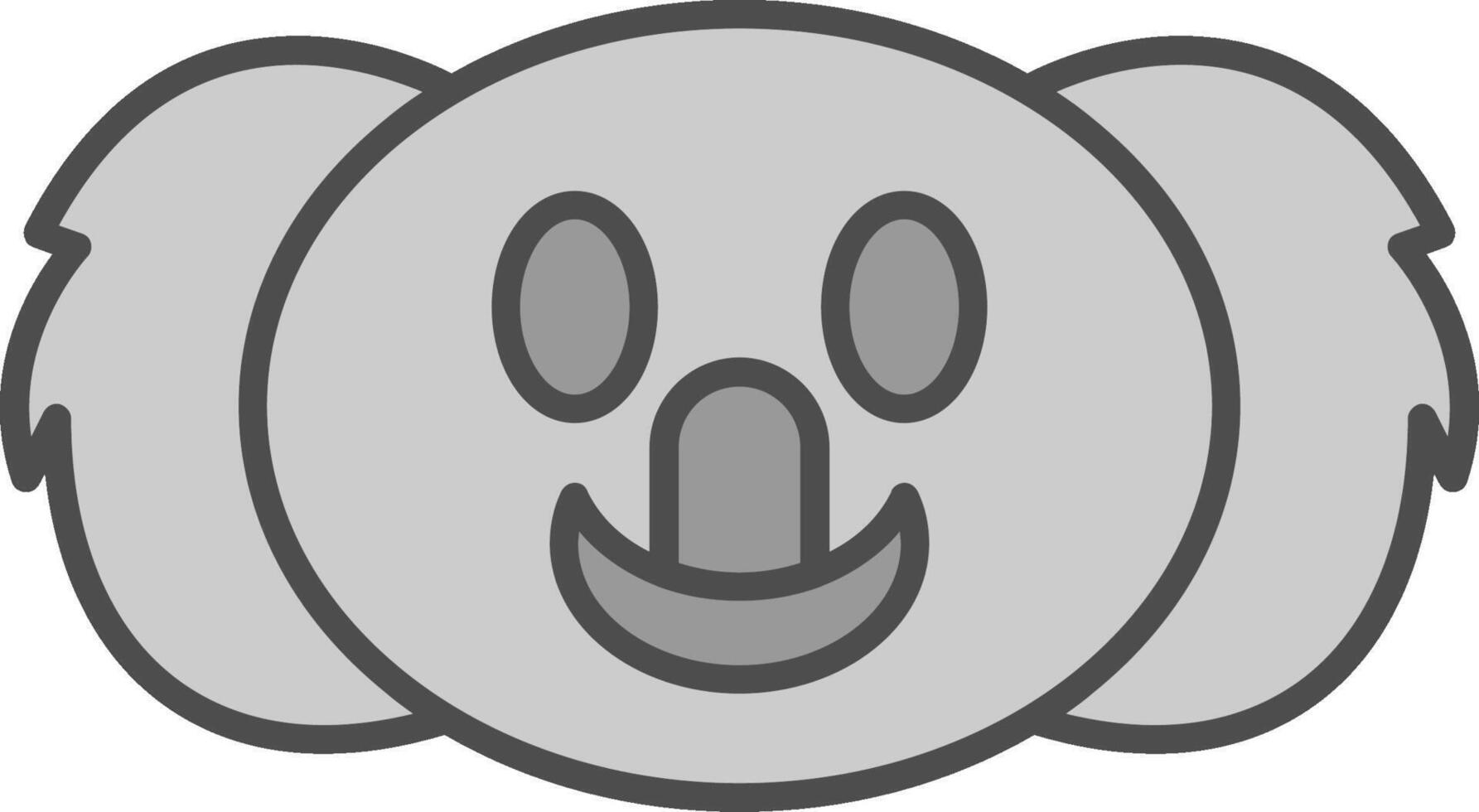 Koala Fillay Icon vector